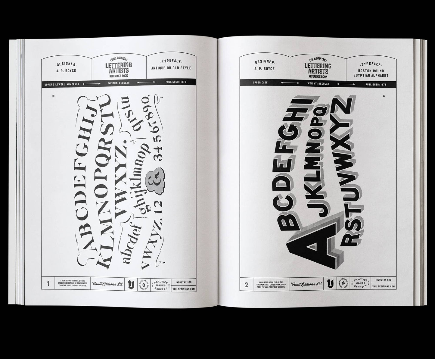 Vault Editions: Sign Painter & Lettering Artist Reference Book (Pre-Order)