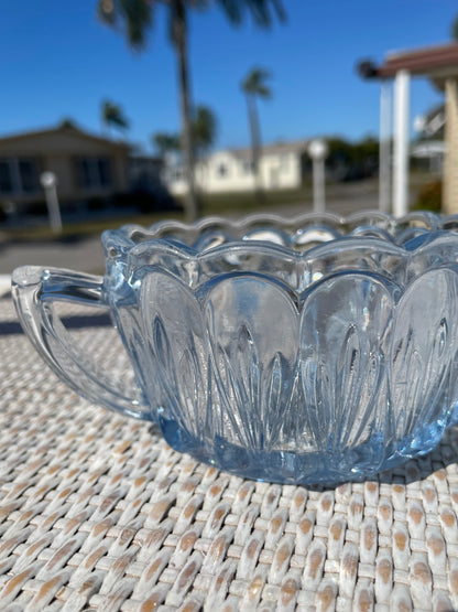 Ice Blue Sugar Dish