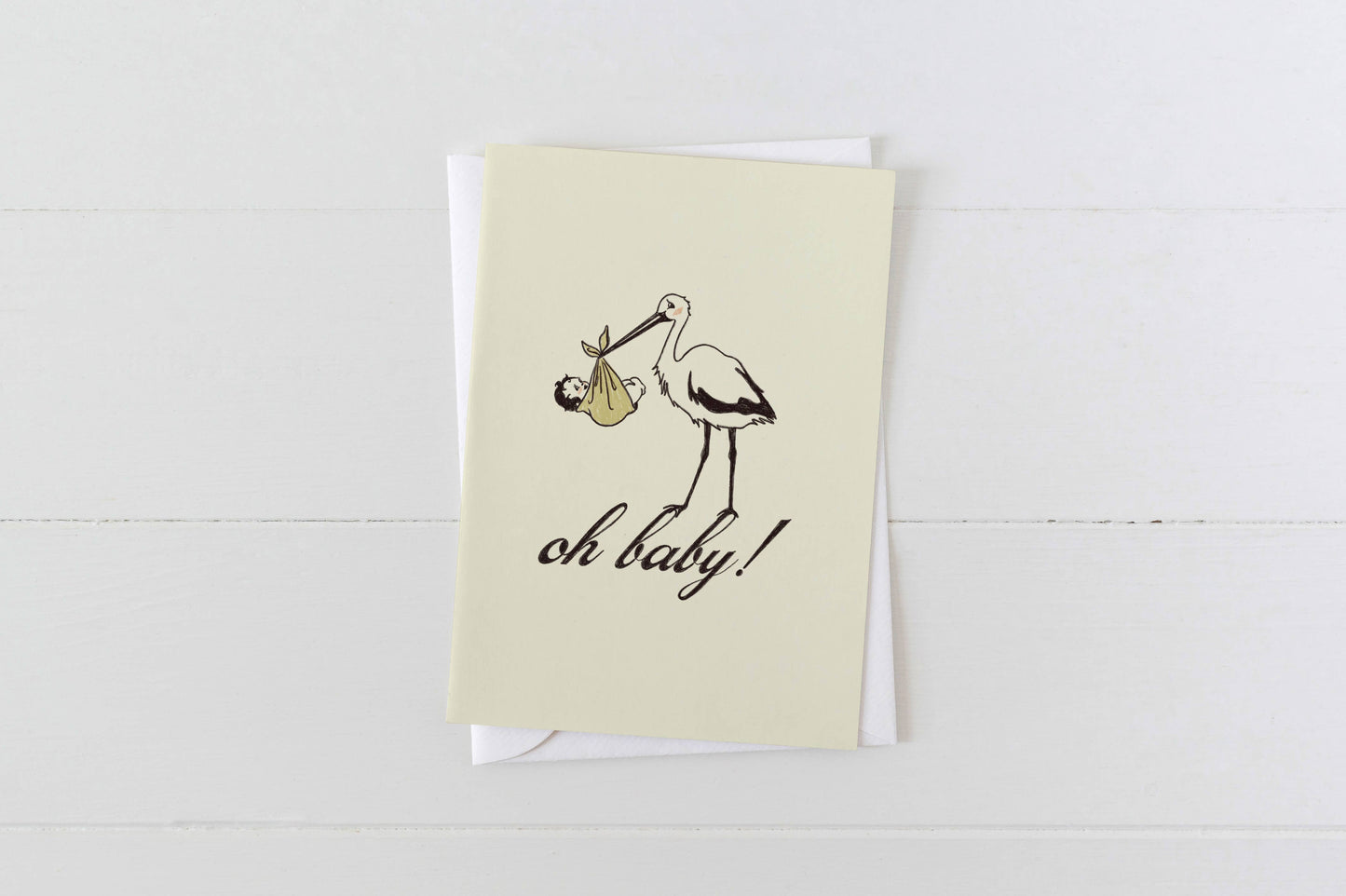 Oh Baby! New Baby Greeting Card