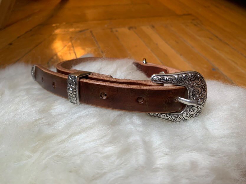 Tan Leather Collar