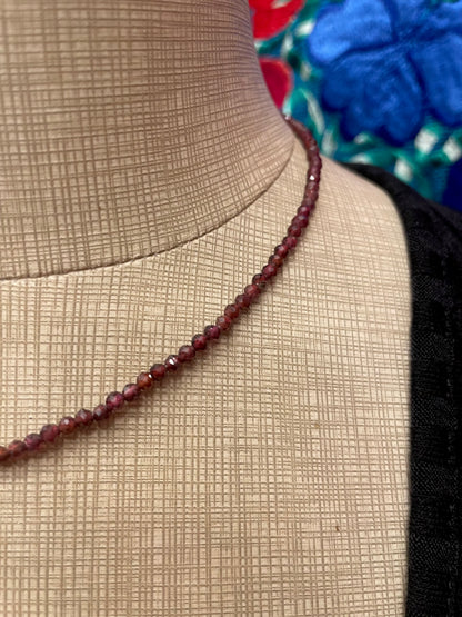 Garnet Gemstone Choker