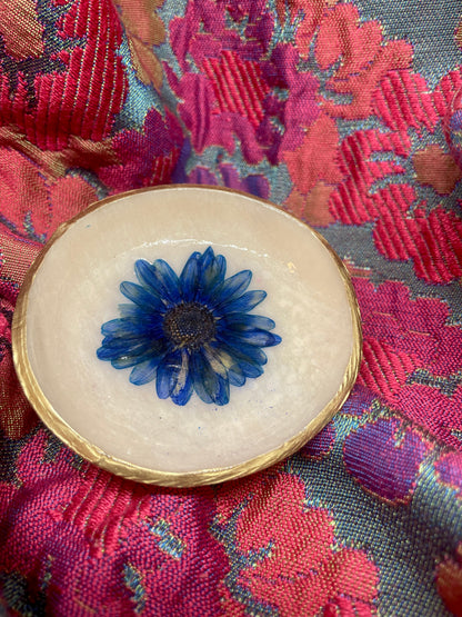 Pressed Flower Trinket Dish