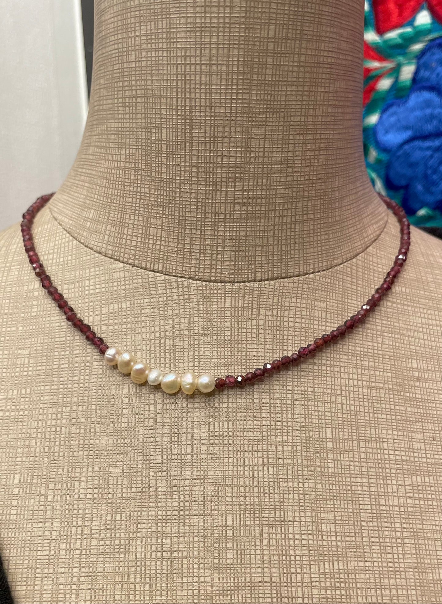 Garnet Gemstone Choker