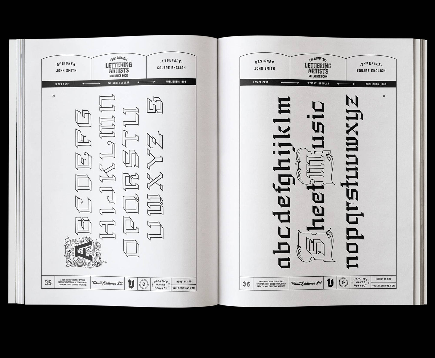 Vault Editions: Sign Painter & Lettering Artist Reference Book (Pre-Order)