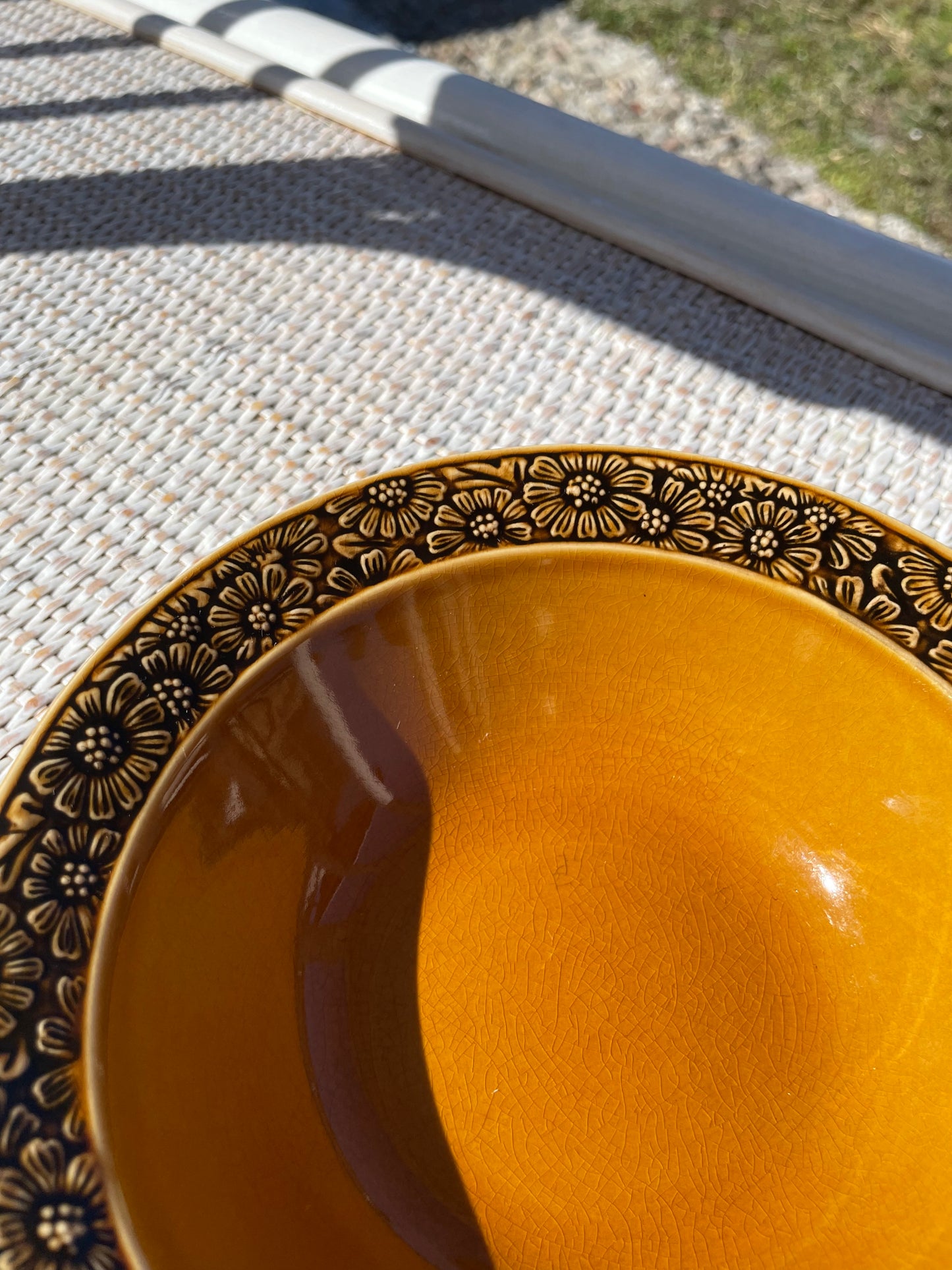 Daisy Ironstone Bowls 🌸 Set of Three