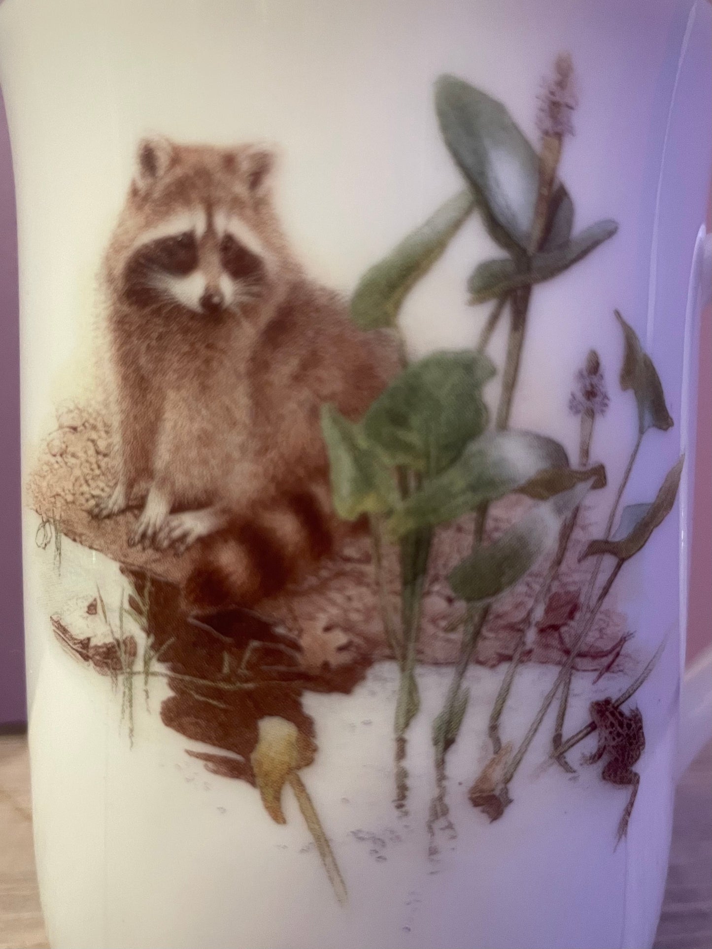 Vintage Raccoon Mug