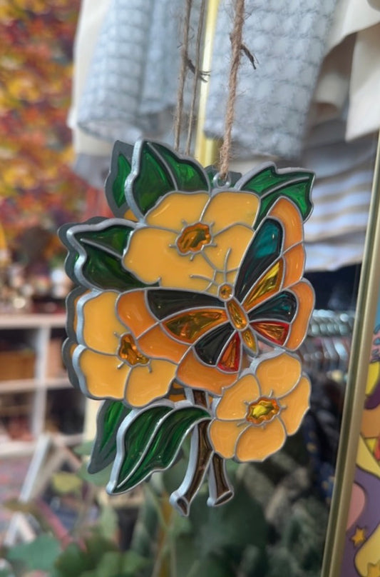 Stained Glass Style Suncatchers