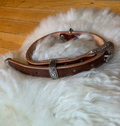 Tan Leather Collar