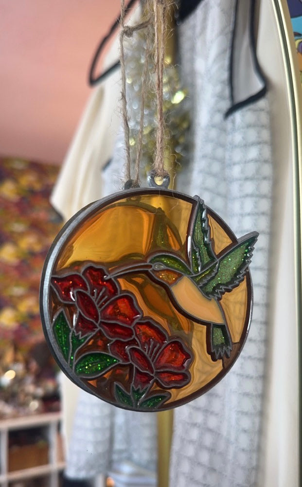 Stained Glass Style Suncatchers