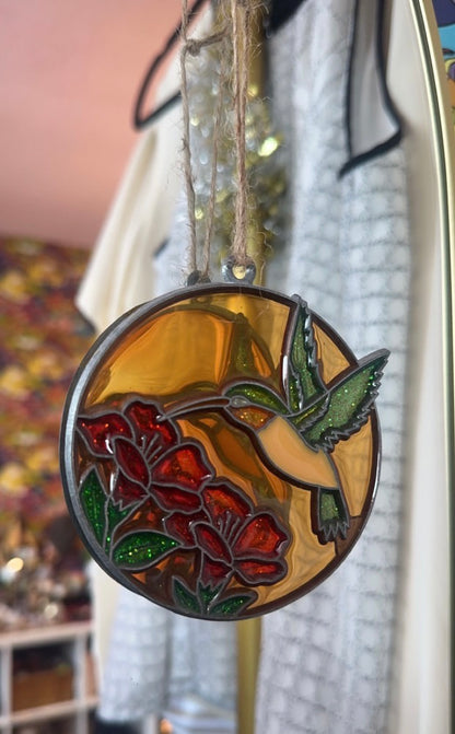 Stained Glass Style Suncatchers