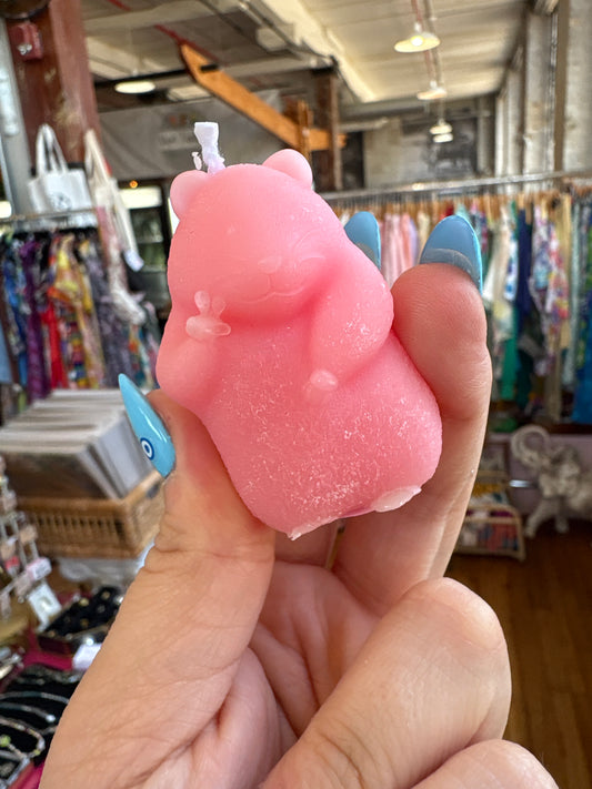 Tiny Hamster Candle