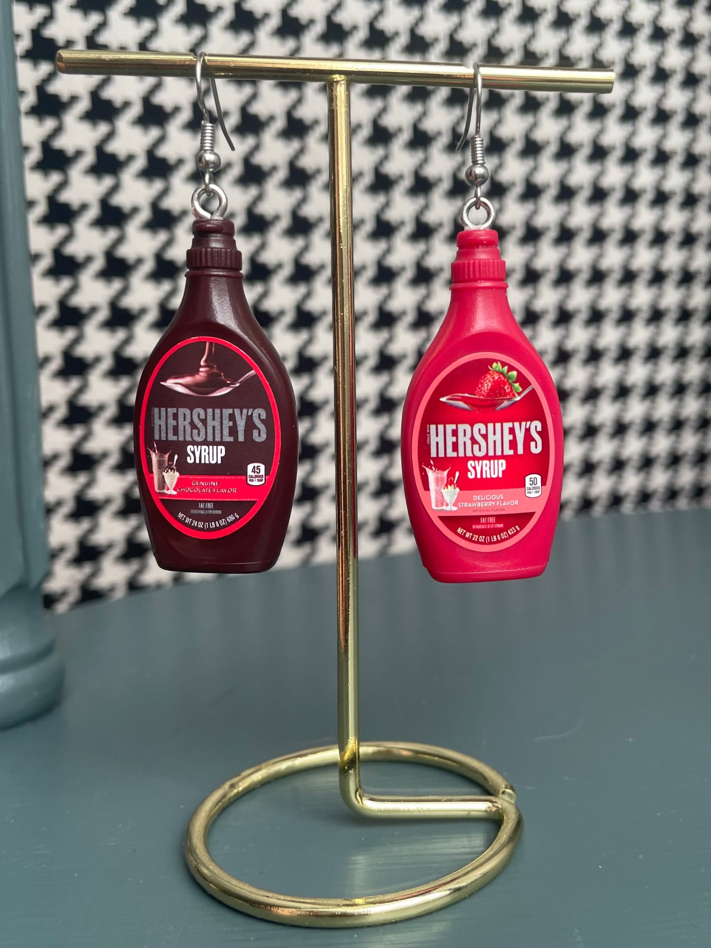 Mini Brands Earrings Hershey’s Syrups