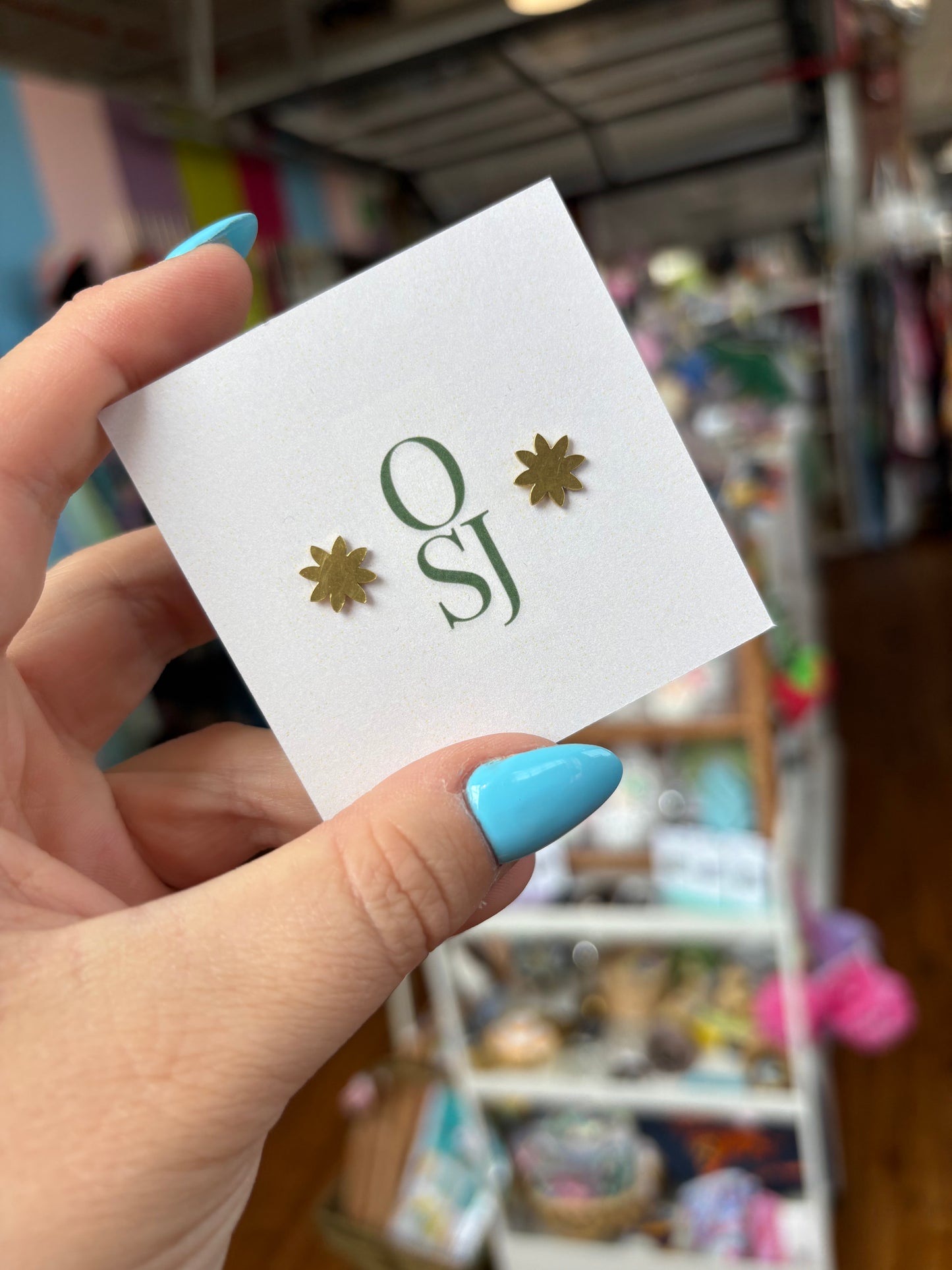 Olive St Jewelry Brass Studs