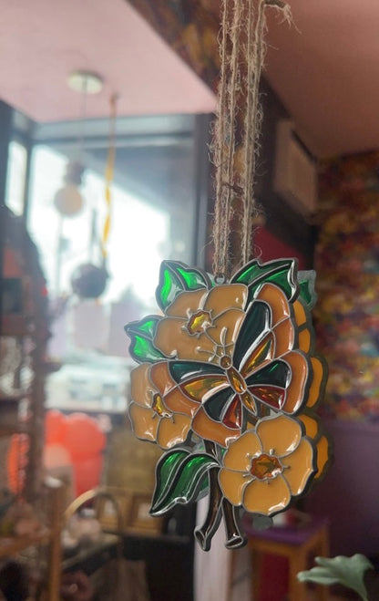 Stained Glass Style Suncatchers