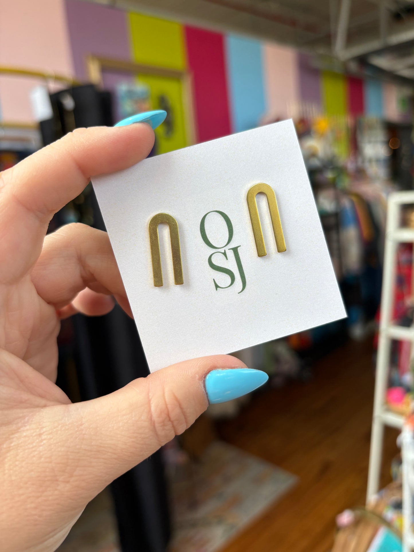Olive St Jewelry Brass Studs