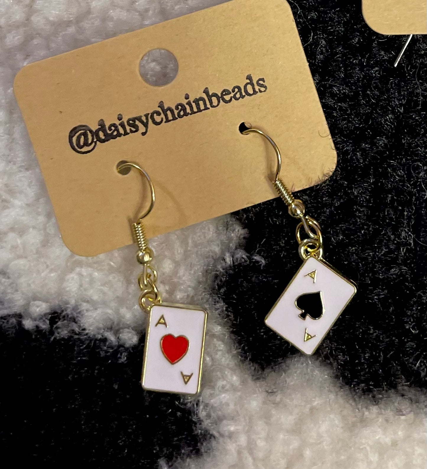 ‘Aces’ Charm Earrings