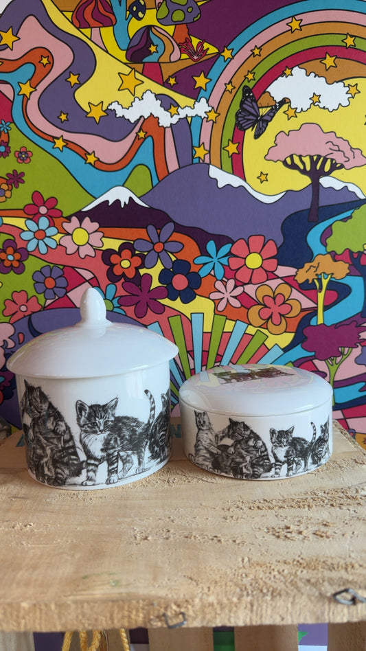 Cat Trinket Dish Pair 🐈‍⬛