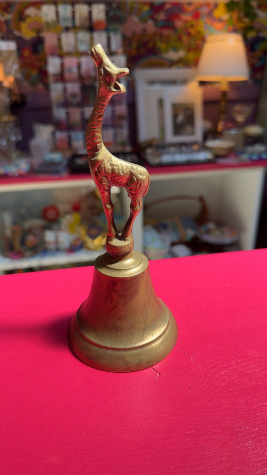 Brass Giraffe Bell🦒