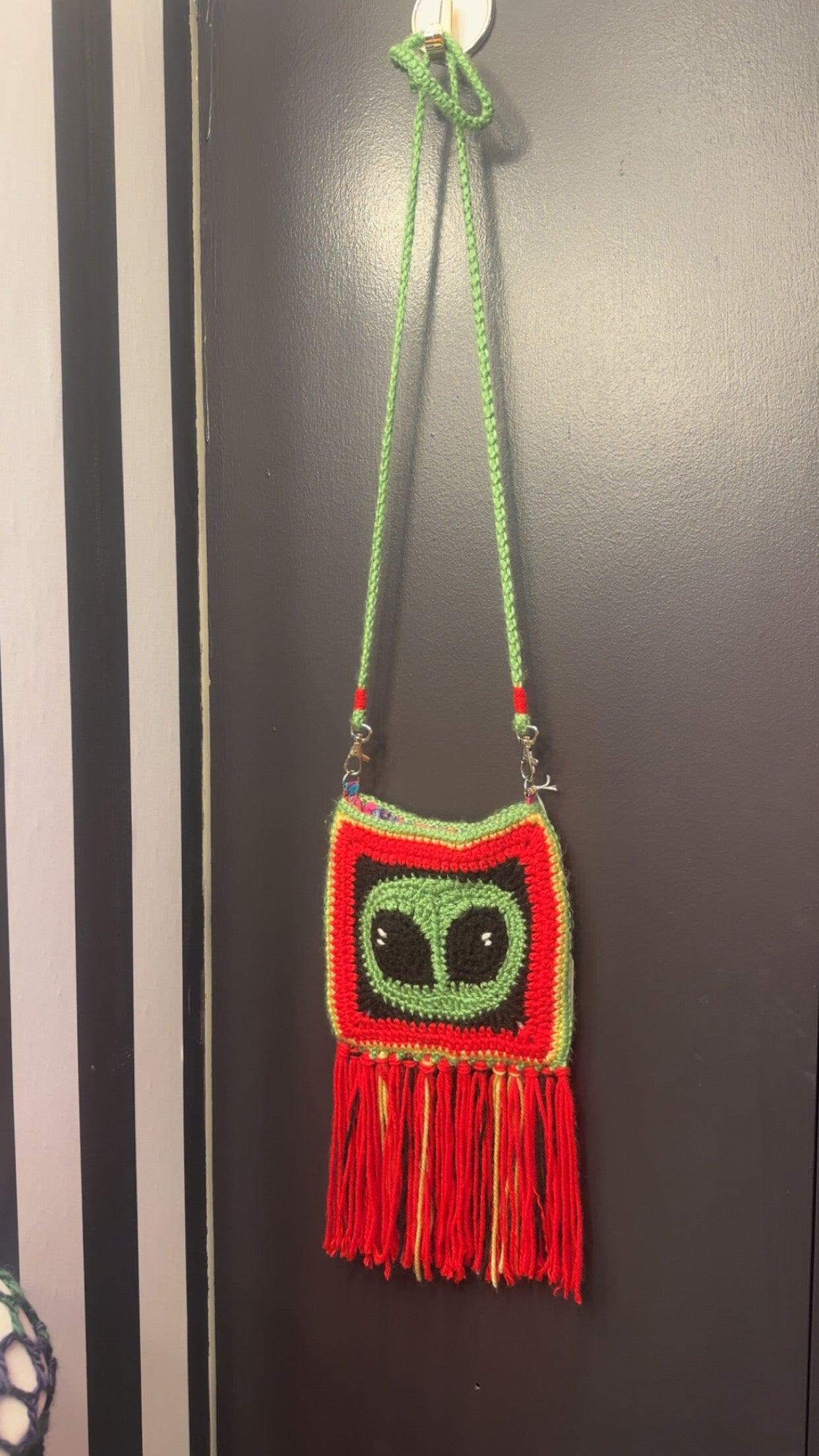 Alien Crochet Bag