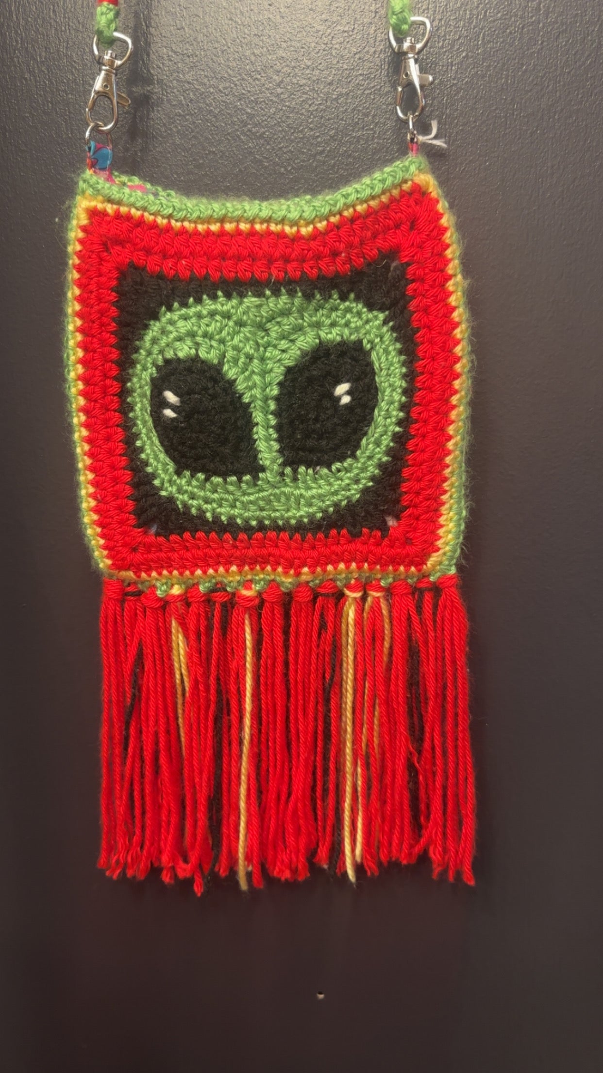 Alien Crochet Bag