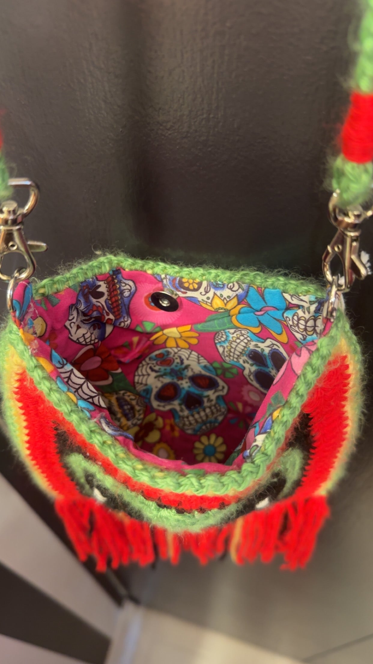 Alien Crochet Bag