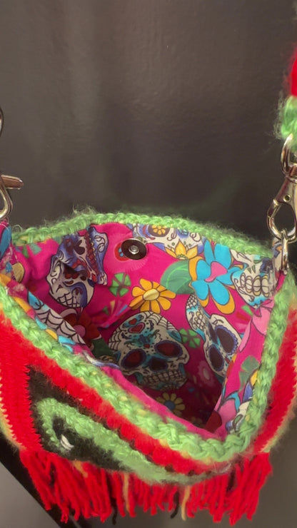 Alien Crochet Bag