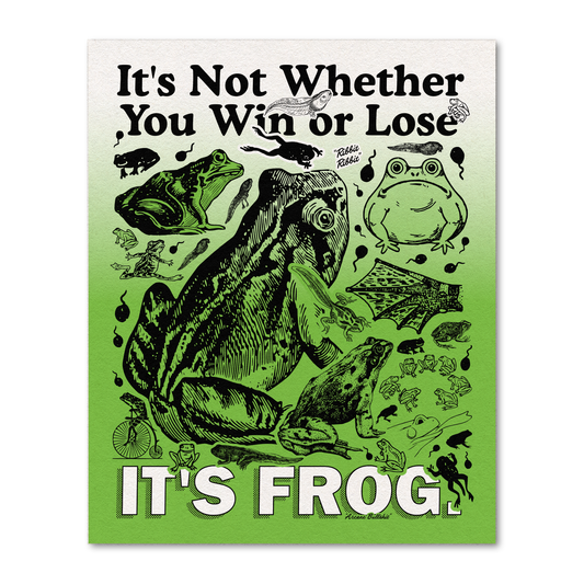 "It's Frog" poster