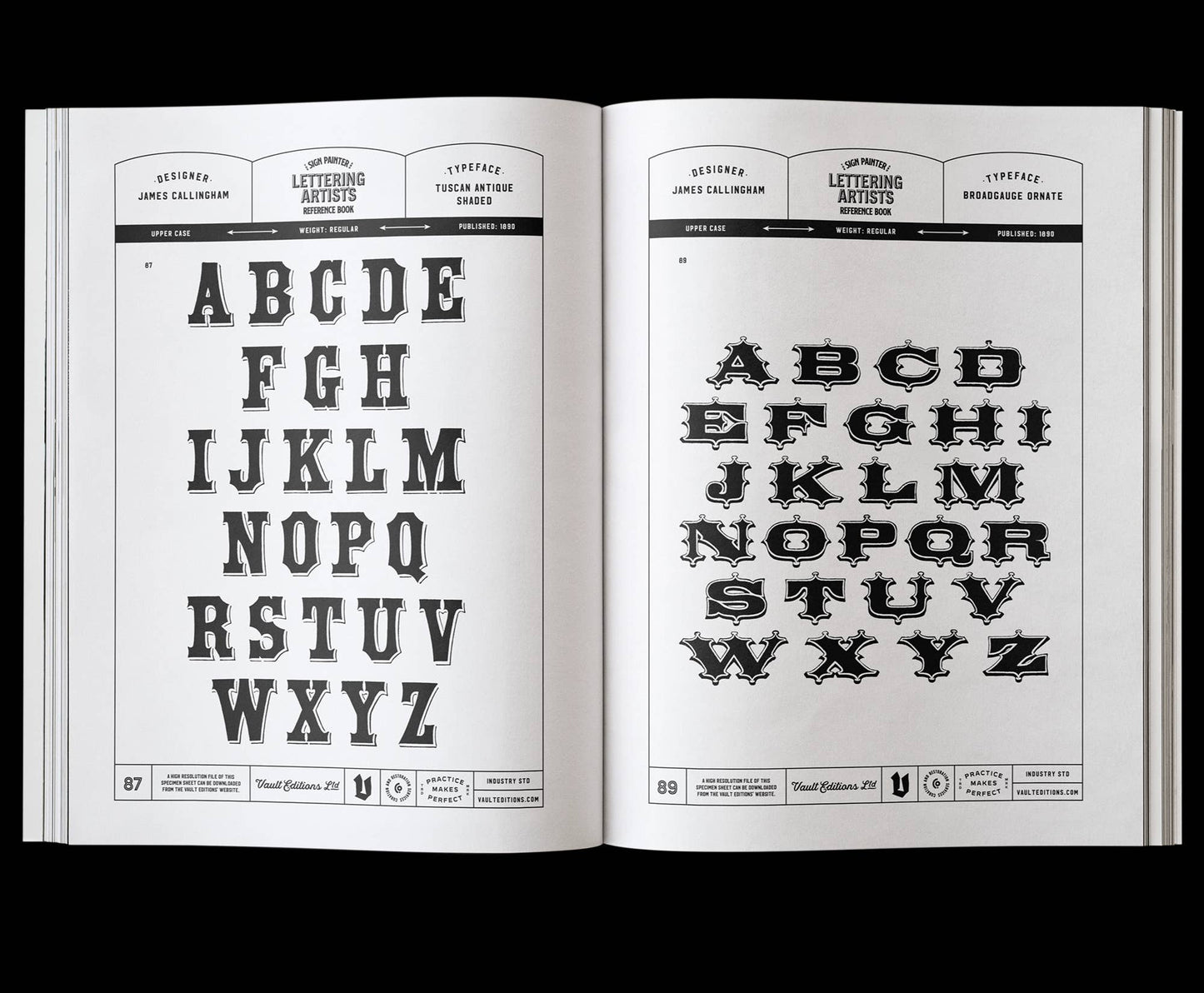 Vault Editions: Sign Painter & Lettering Artist Reference Book (Pre-Order)