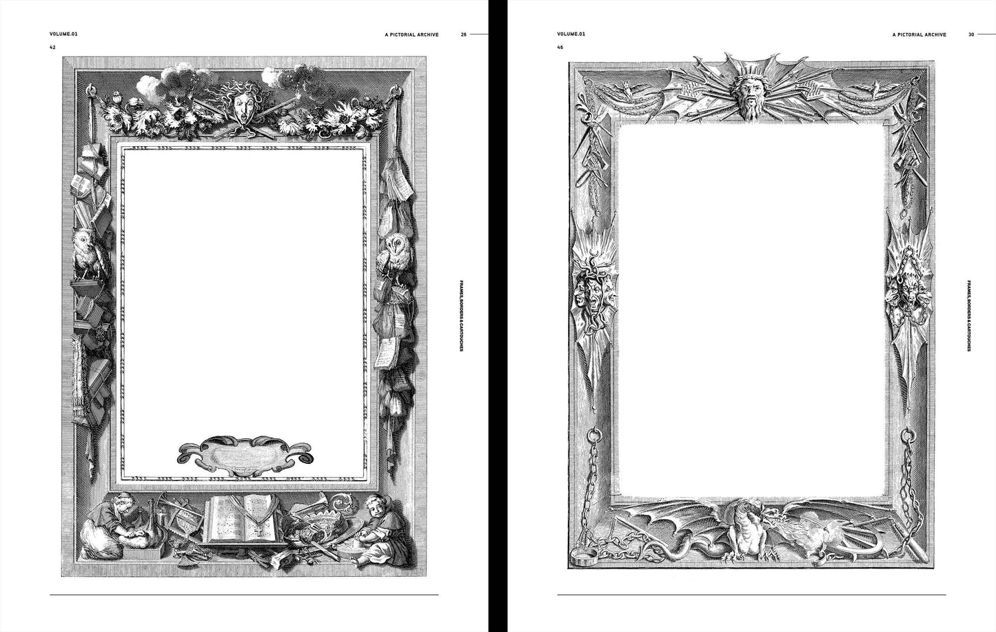 Vault Editions: Frames, Borders & Cartouches Reference Book (Pre-Order)
