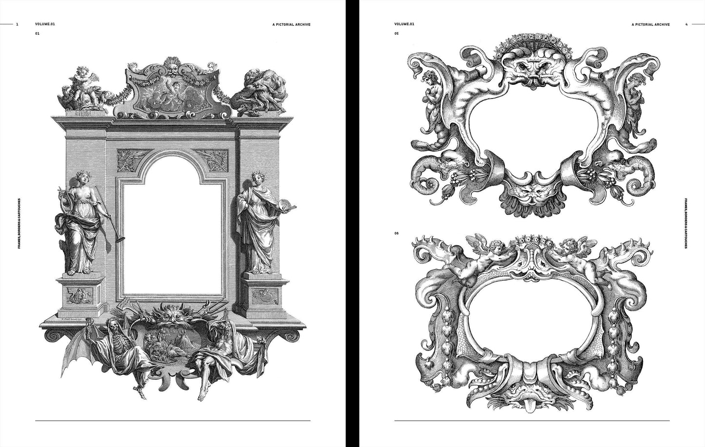 Vault Editions: Frames, Borders & Cartouches Reference Book (Pre-Order)