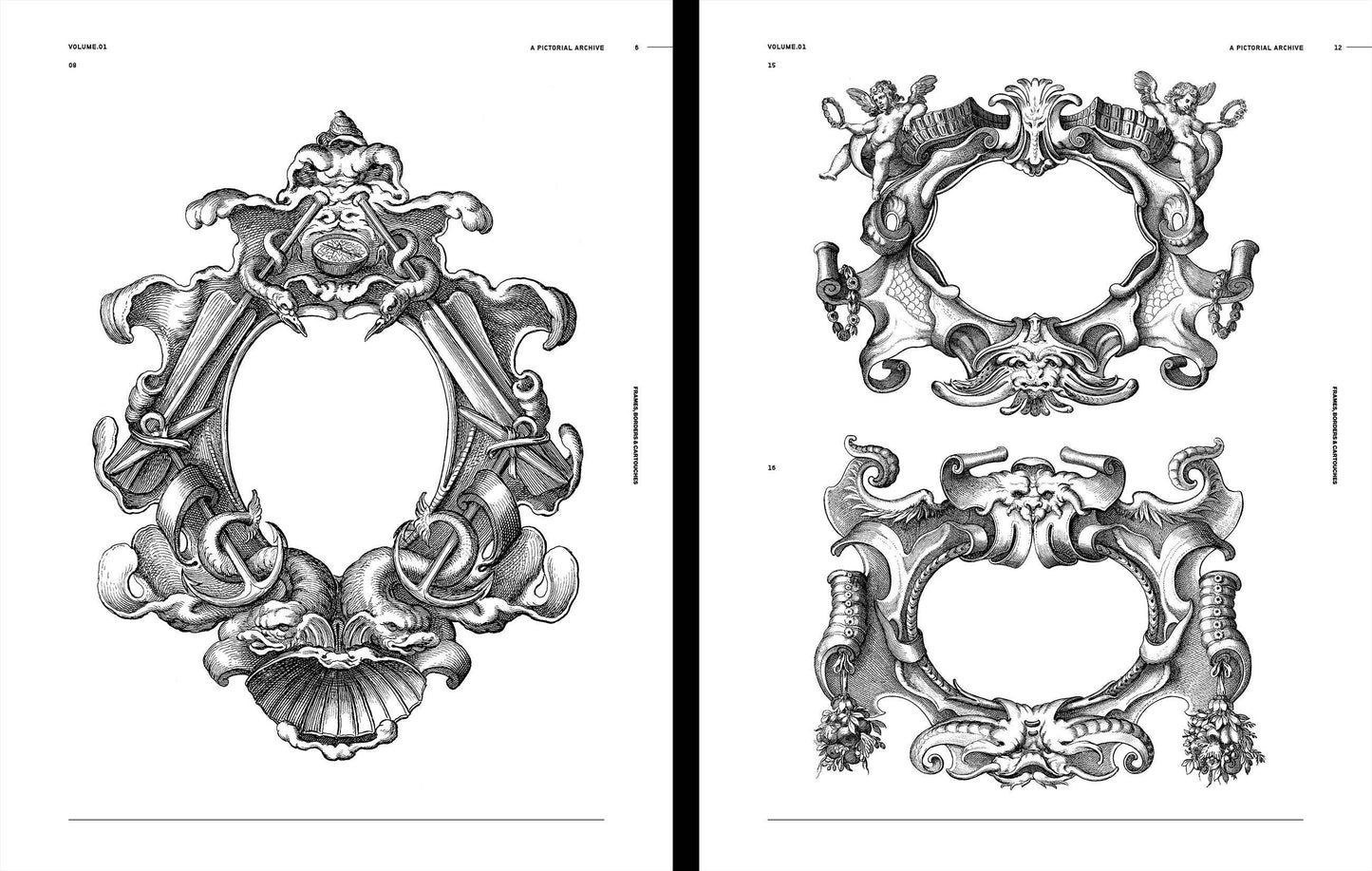 Vault Editions: Frames, Borders & Cartouches Reference Book (Pre-Order)