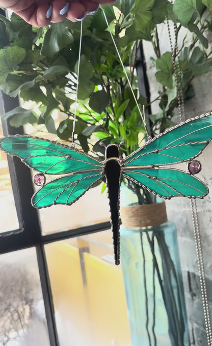 Stained Glass Dragonfly