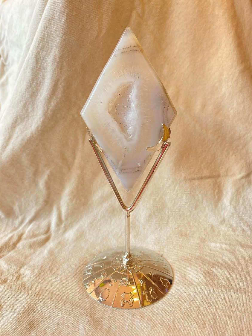 Druzy Agate Zodiac Diamond